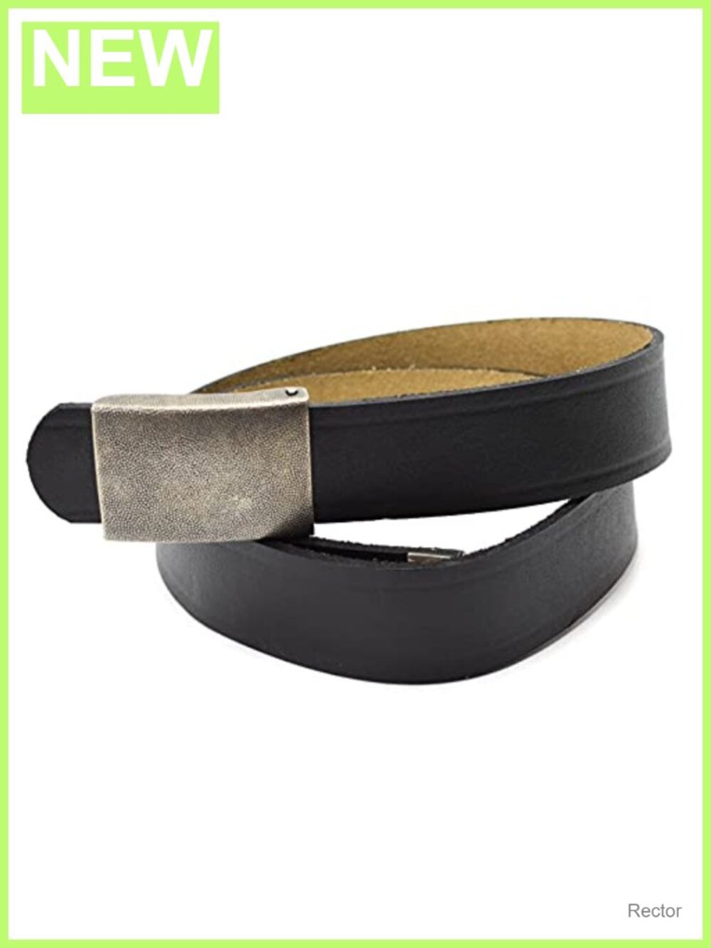 Genuine German Army Black Leather Belt BW Issue Military Trousers Pants Men's